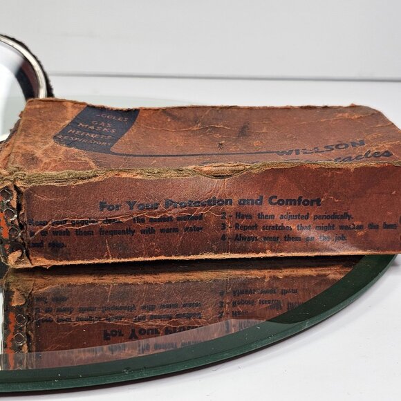 Willson D81 Safety Goggles Glasses With Box NOS Steampunk Motorcycle - Picture 5 of 16